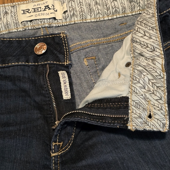 Ariat Jocelyn Bootcut Jeans Dark Wash Mid Rise Western Denim Women’s 32S C95 - Picture 7 of 16